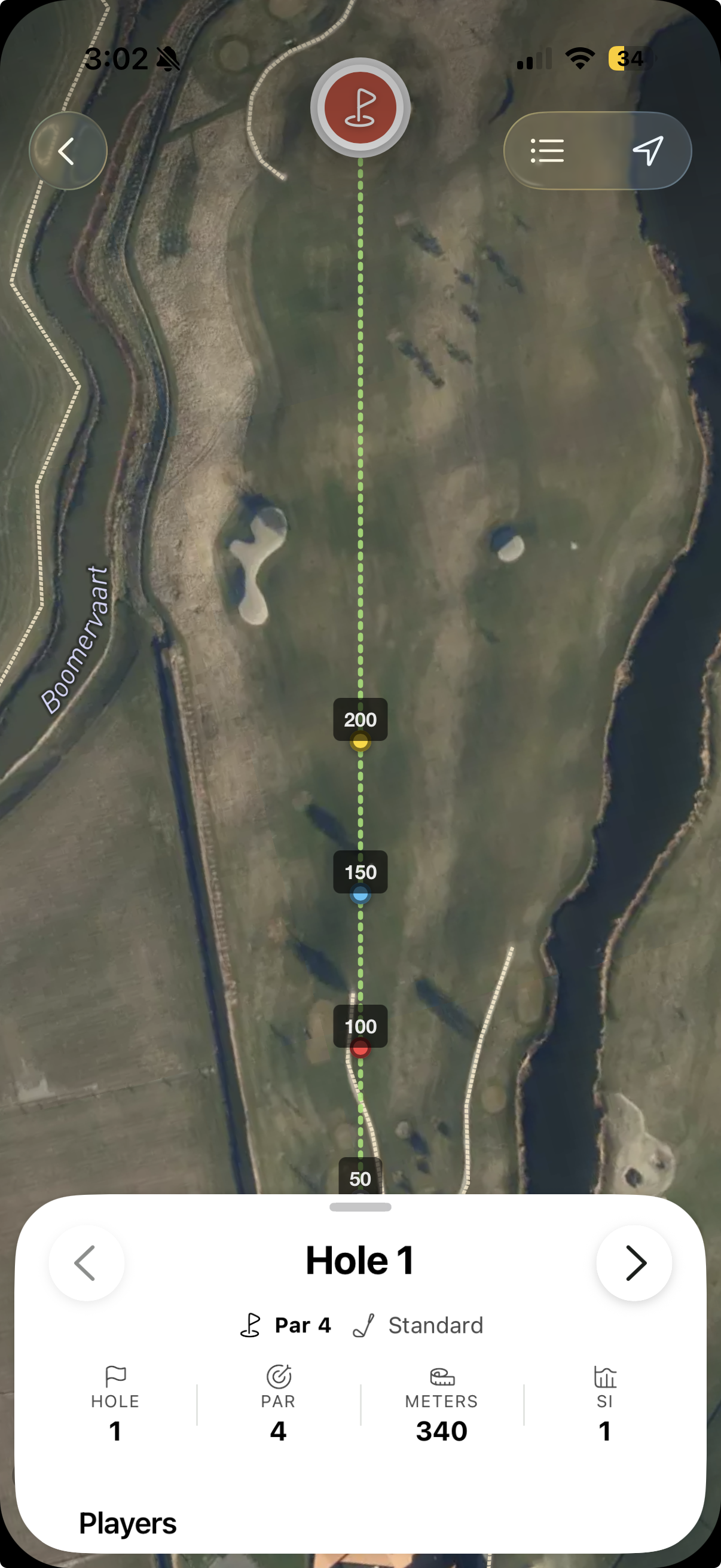 GolfGappies map screen